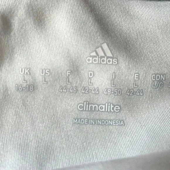 NWOT Adidas Super Long All Over Print Womens Long Running Tights -  Blue-L - Picture 5 of 9